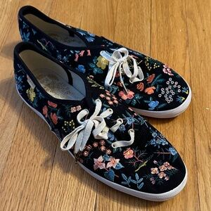 Keds Black Floral Women's Sneakers